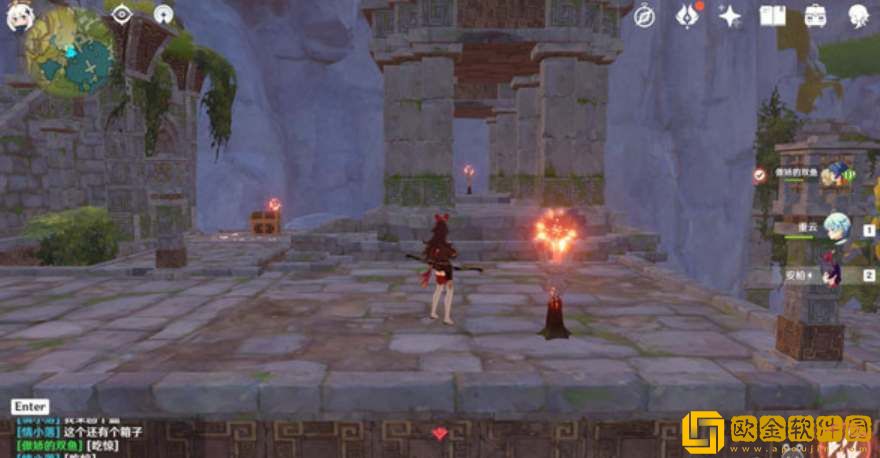 原神灵矩关湖宝箱在哪