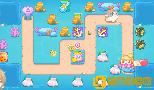 保卫萝卜4海的闺女8关攻略