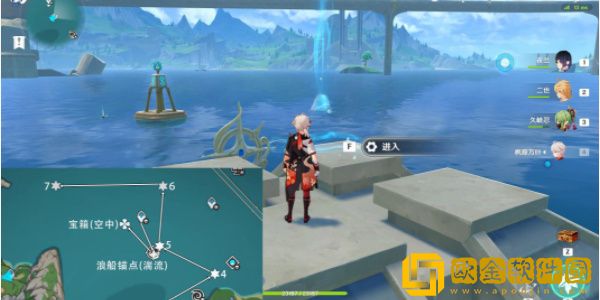 原神枫丹七个海面浮标怎么解谜