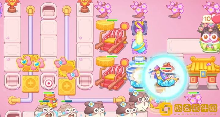 保卫萝卜4秋妃传117关攻略