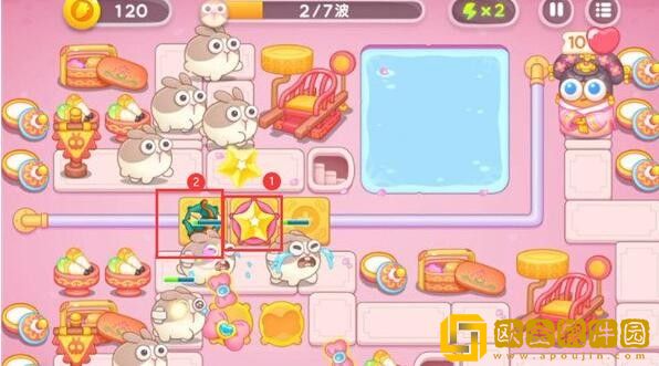 保卫萝卜4秋妃传3关攻略