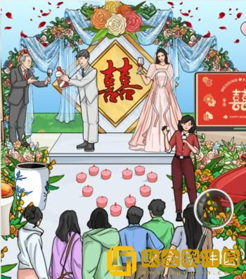 疯狂梗传离谱婚礼把份子*
打下来怎么通关