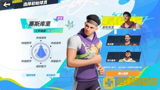 全**
街球派对初始球员怎么选