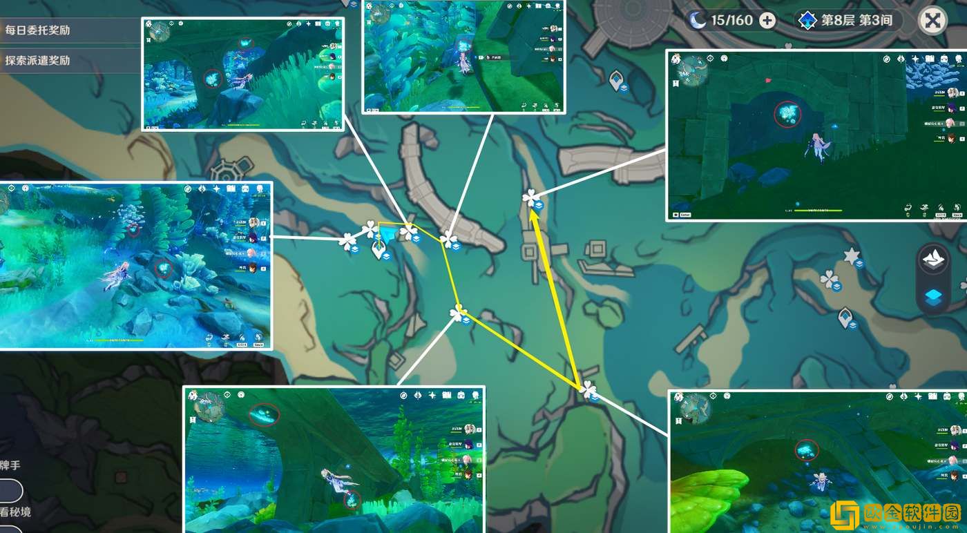 原神枫丹特产苍晶螺采集路线一览