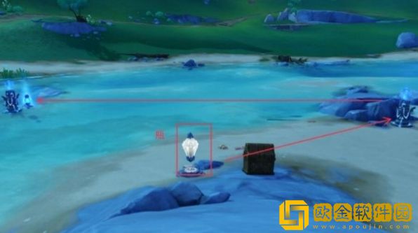 原神科学院附近海滩怎么解谜