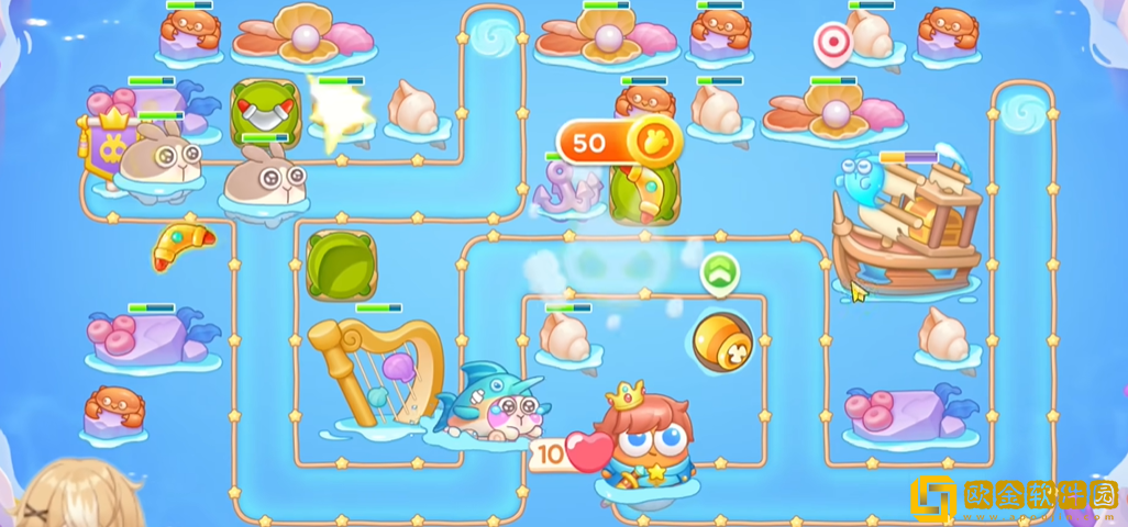 保卫萝卜4海的闺女27关攻略