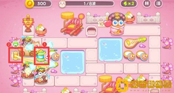 保卫萝卜4秋妃传2关攻略-保卫萝卜4秋妃传第二关怎么过