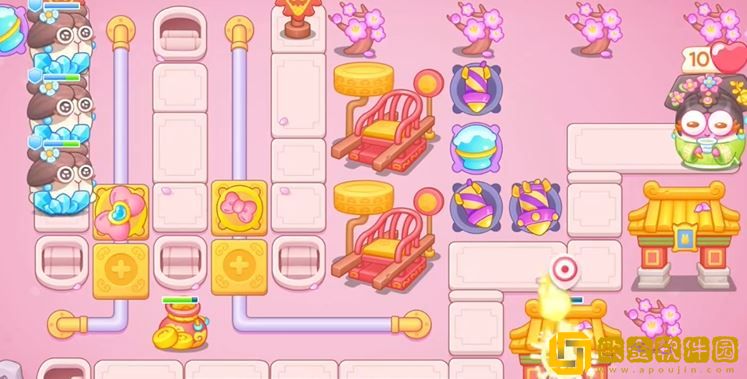 保卫萝卜4秋妃传117关攻略