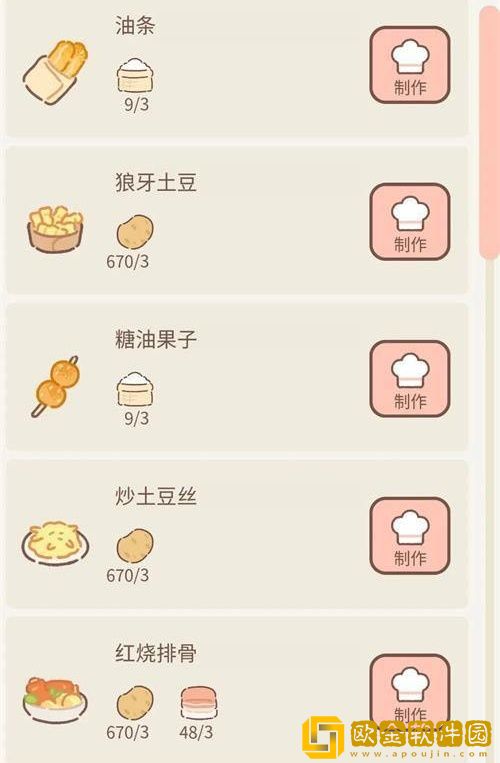 遇见你的猫菜谱一览2023