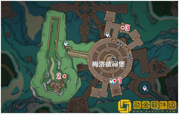 原神梅洛彼得堡宝箱在哪