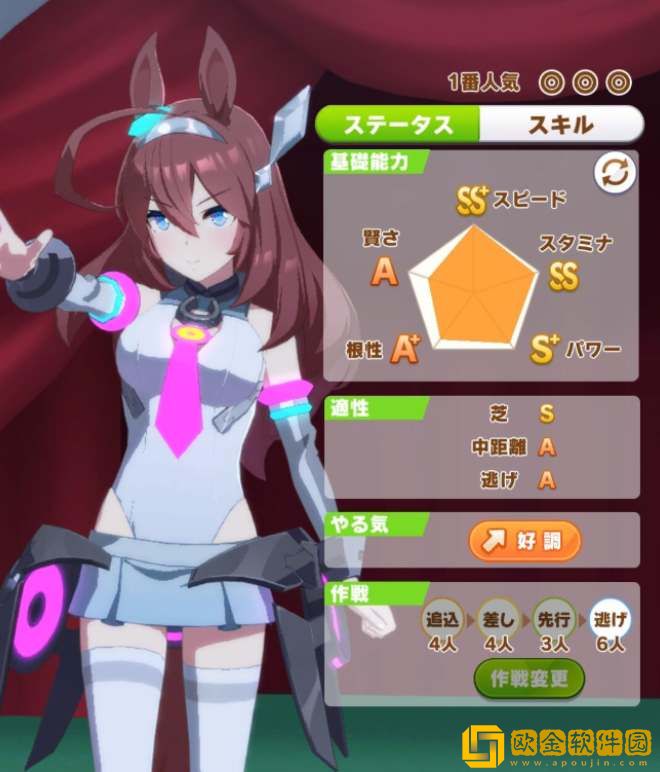 闪耀优俊少女美浦波旁值得培养吗