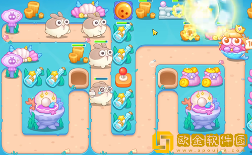 保卫萝卜4海的闺女14关攻略