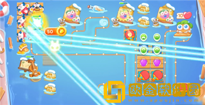 保卫萝卜4暖暖汤泉6关攻略