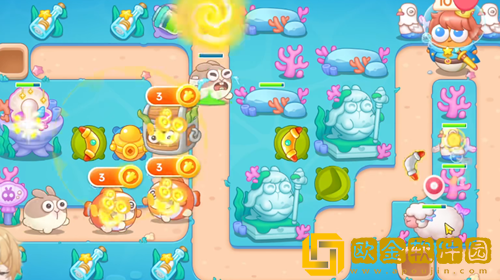 保卫萝卜4海的闺女13关攻略