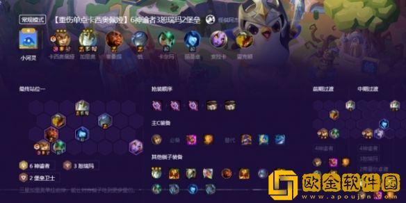 金铲铲之战s9.5蛇女主c阵容怎么玩