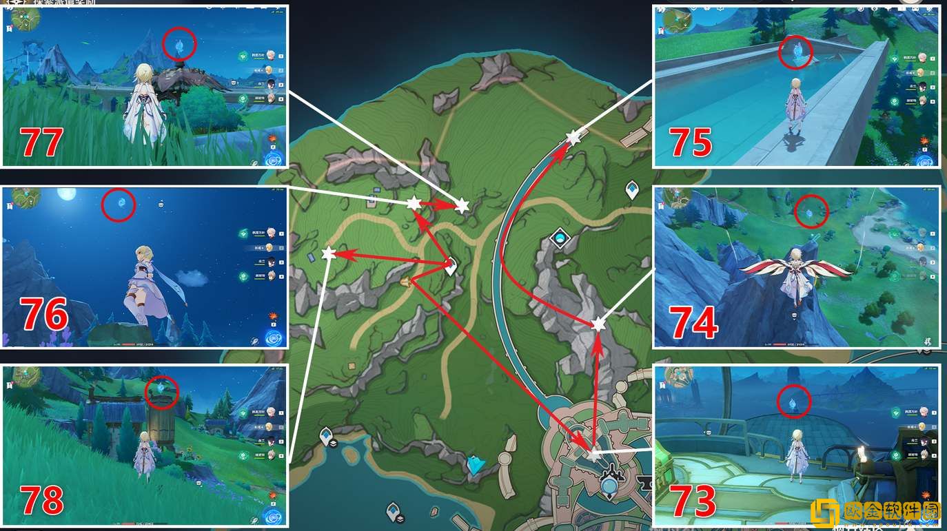 原神枫丹庭水神瞳分布位置一览