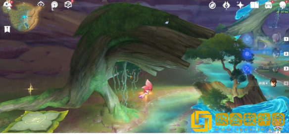 原神甘露花海树桩宝箱在哪