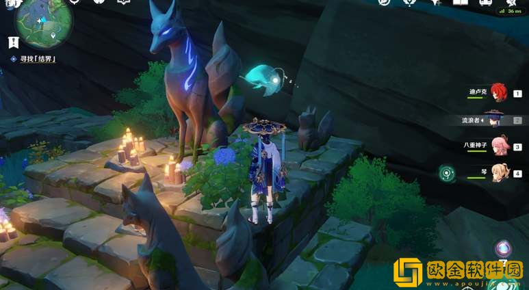 原神2024祭神奏上破除结界图文攻略