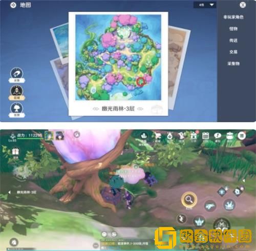 圣境之塔幽光雨林3层宝箱在哪