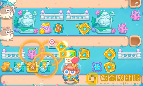 保卫萝卜4海的闺女15关攻略