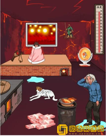 汉字找茬王中暑祖孙帮奶奶和孙女避暑怎么过关