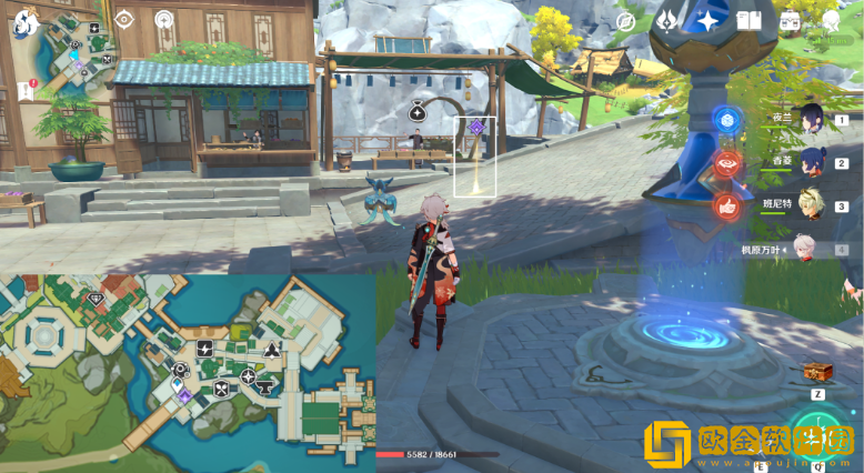 原神有一群围在一起的小狗在哪