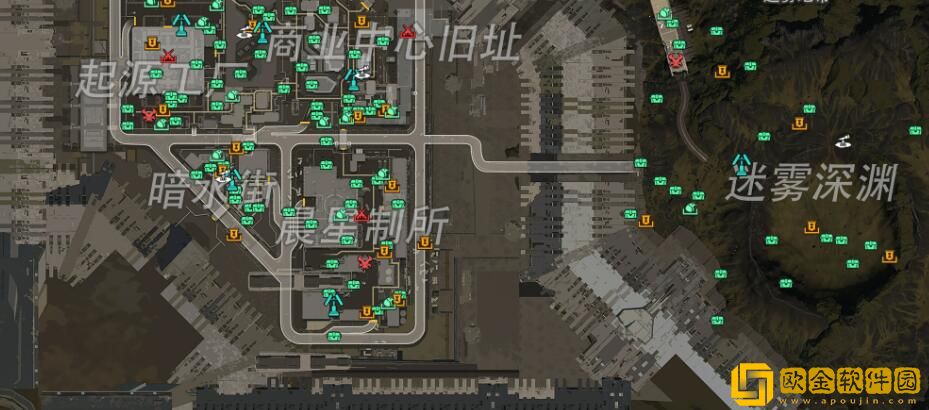 星球重启伊甸城全宝箱分布