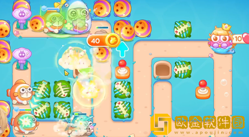 保卫萝卜4海的闺女14关攻略