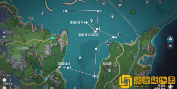 原神枫丹七个海面浮标怎么解谜