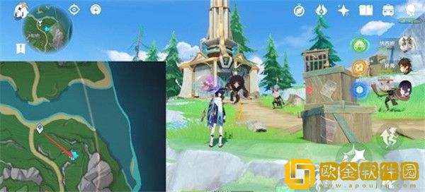 原神大型荒芒中继站在哪