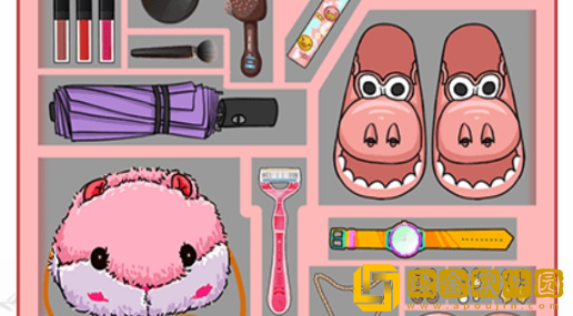 汉字找茬王帮美女收纳出门必备品怎么过关