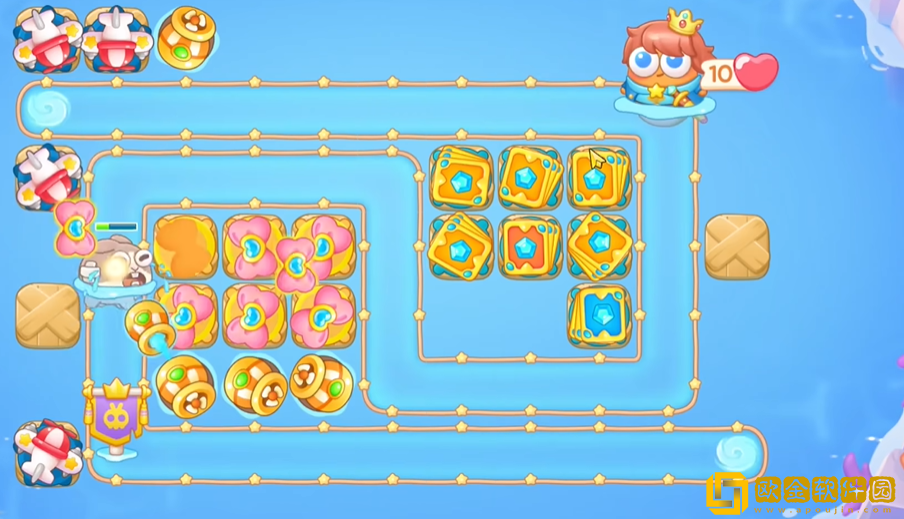 保卫萝卜4海的闺女19关攻略