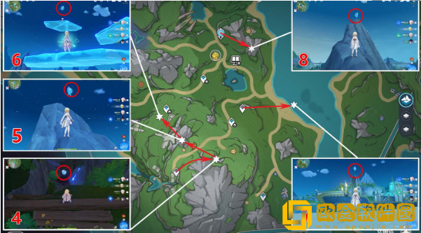 原神厄里那斯的水神瞳分布在哪