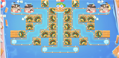 保卫萝卜4暖暖汤泉3关攻略