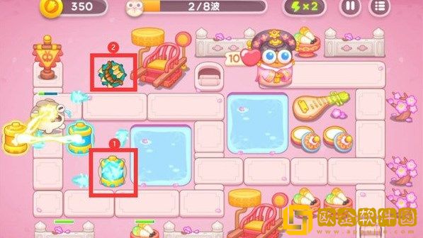 保卫萝卜4秋妃传2关攻略