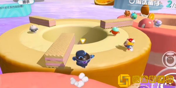 蛋仔派对找圆圈怎么过