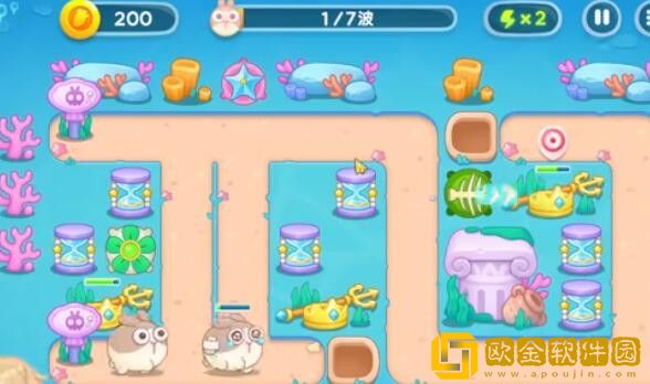 保卫萝卜4海的闺女12关攻略