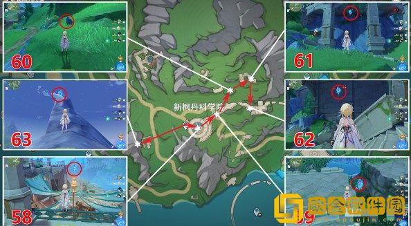 原神科学院区水神瞳位置在哪里