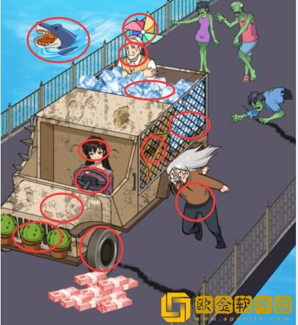 汉字找茬王末日一家人让他们脱离险境怎么过关