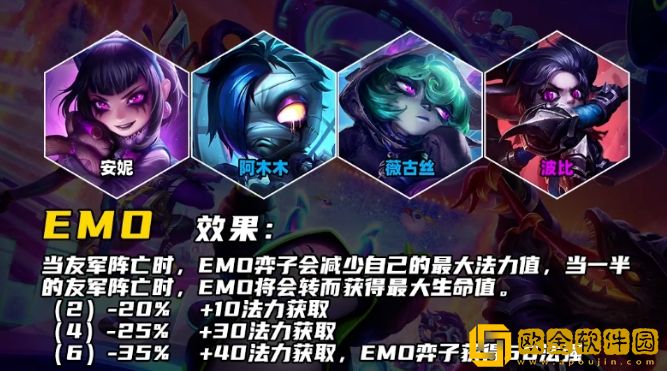 云顶之弈S10EMO羁绊效果介绍-云顶之弈S10EMO羁绊有什么效果