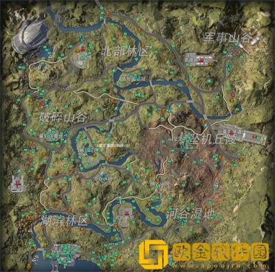 星球重启破碎山谷宝箱分布图
