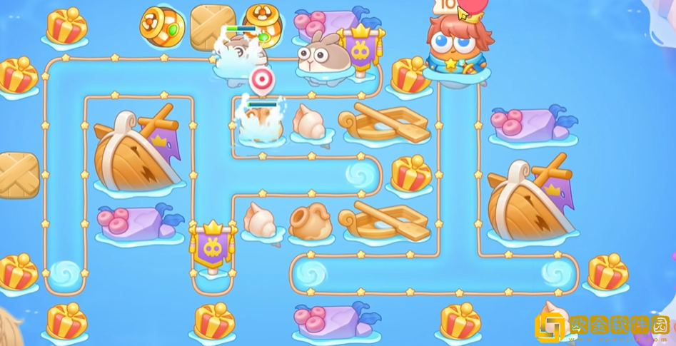 保卫萝卜4海的闺女20关攻略