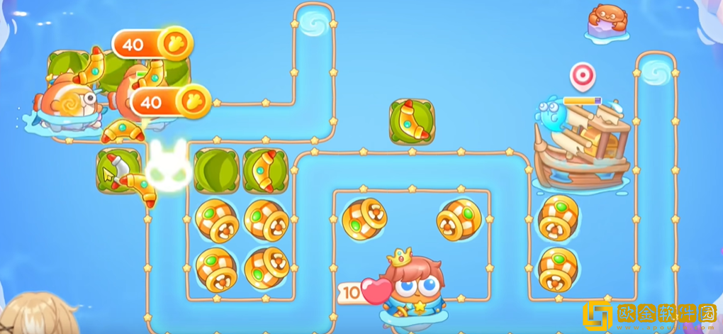 保卫萝卜4海的闺女27关攻略