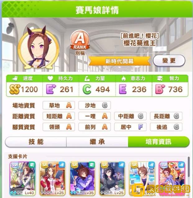 闪耀优俊少女樱花进王培育攻略-闪耀优俊少女樱花进王养成攻略