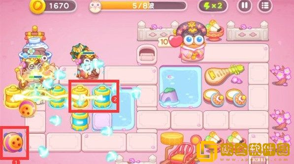 保卫萝卜4秋妃传2关攻略