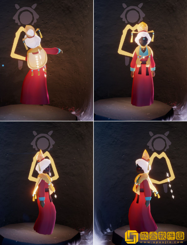 光遇九色鹿季王后先祖兑换图及位置