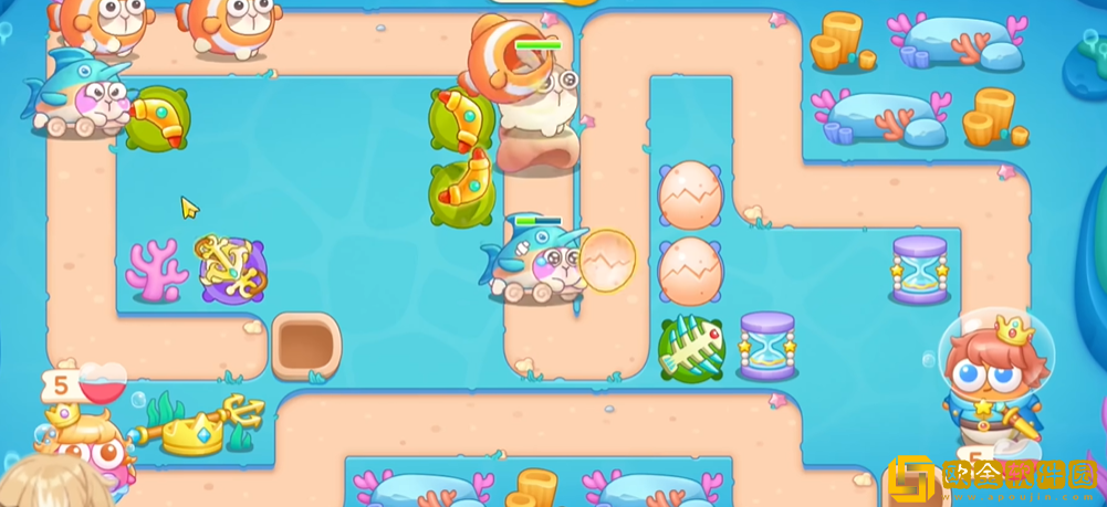 保卫萝卜4海的闺女22关攻略