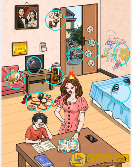 文字玩出花血压飙升找出妈妈生气的原因怎么过关