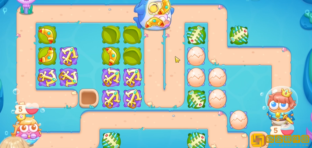 保卫萝卜4海的闺女22关攻略