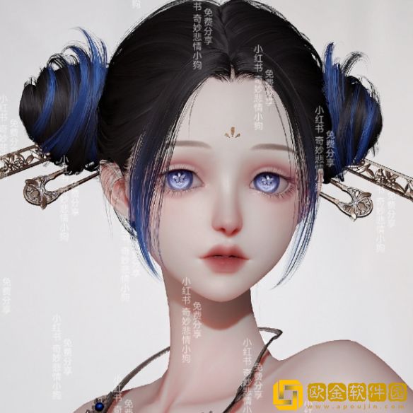 以闪亮之名青花捏怎么捏脸 以闪亮之名青花捏怎么捏脸